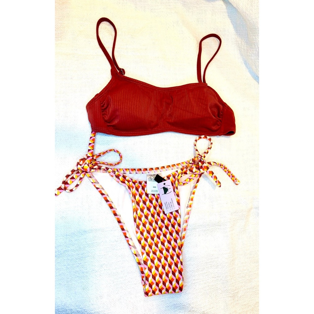 2 piece Bikini Set NWT - Mix & Match - Small Xs